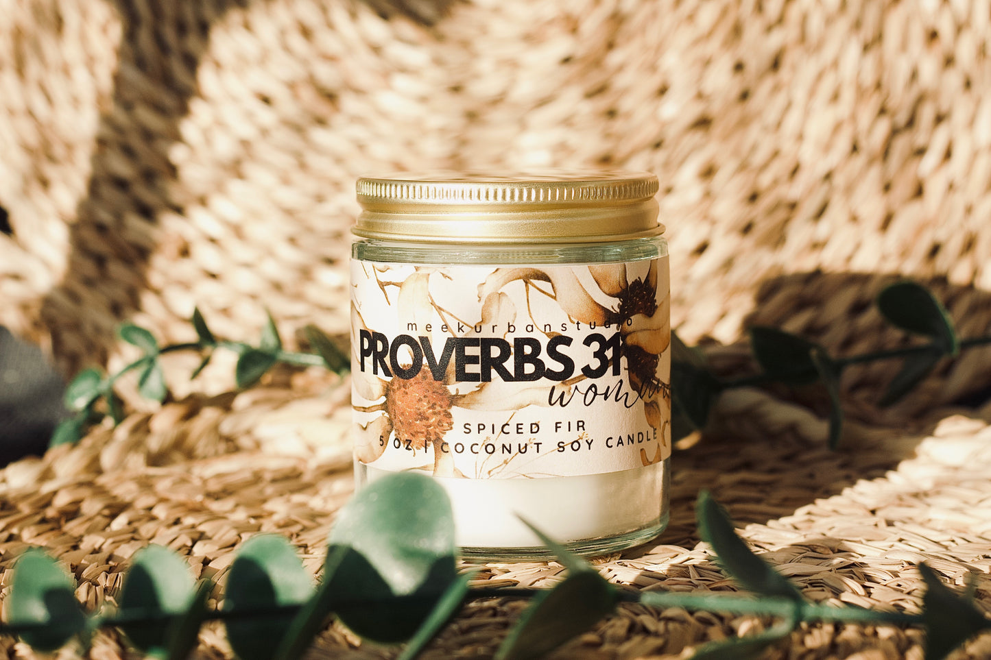 Proverbs 31 Woman Candle
