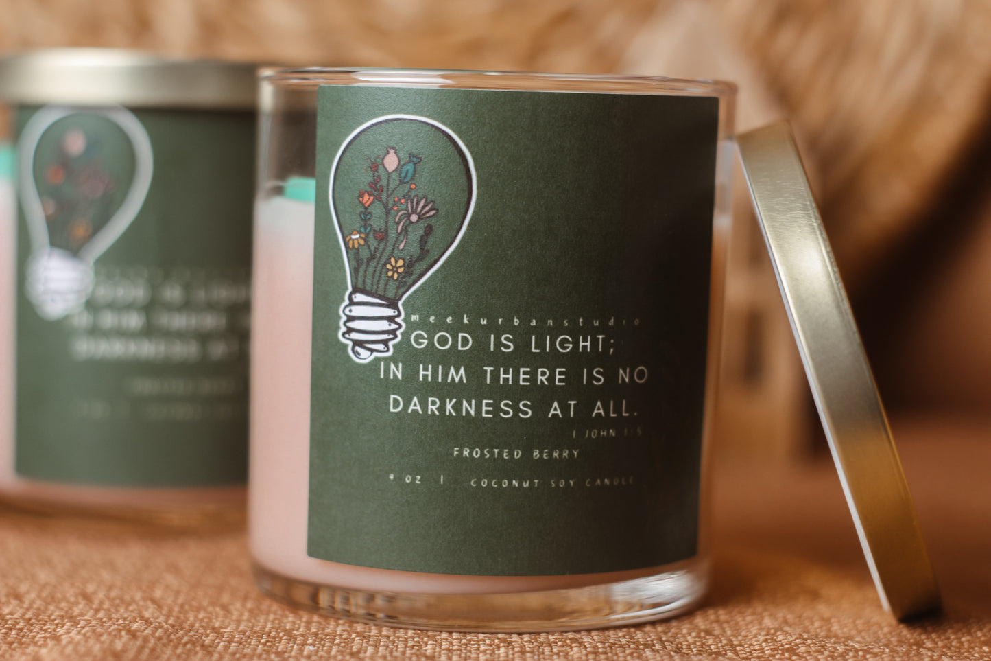 God is Light Candle