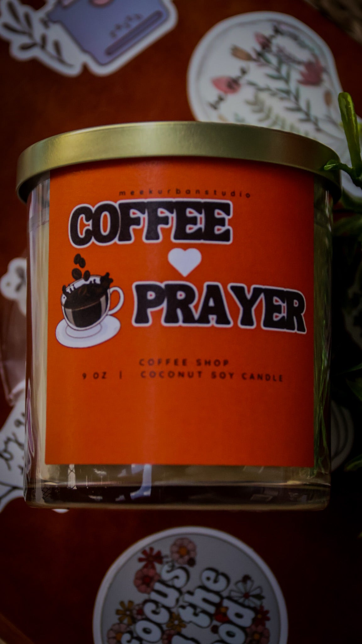 Coffee & Prayer Candle