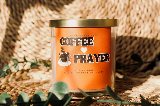 Coffee & Prayer Candle