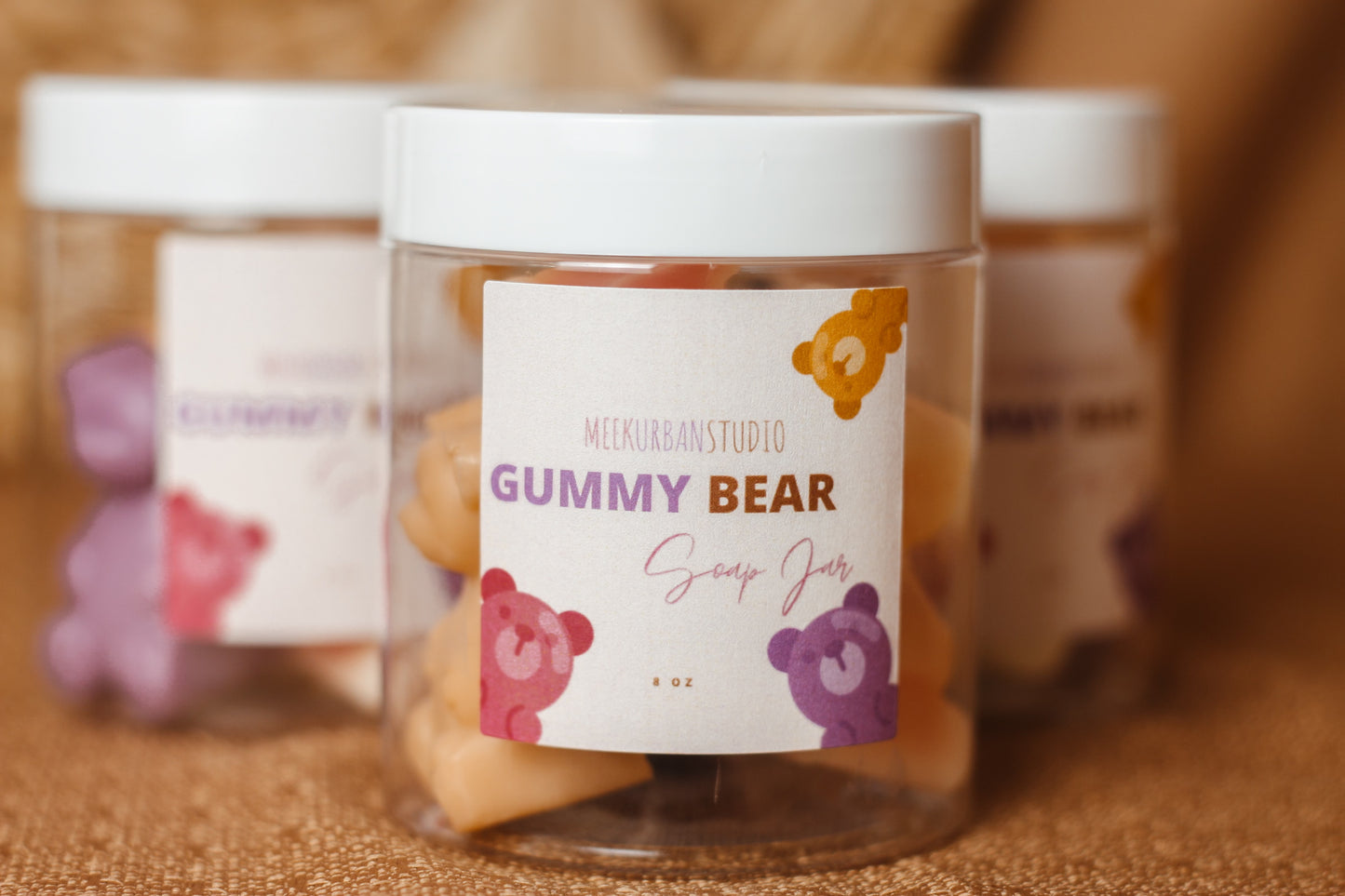 Gummy Bear Soap Jar