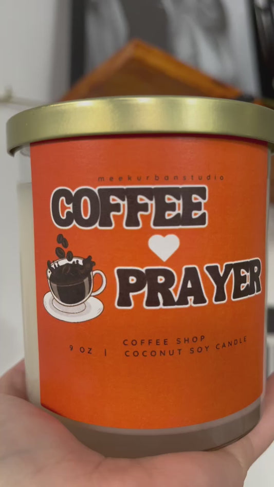 Coffee & Prayer Candle
